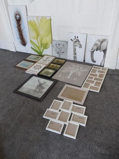 canvases, and pictures. And picture frames.