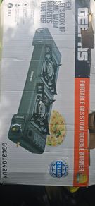 Double gas cooker