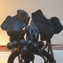 Wrought iron Metal Pillar Candle Holder and Wine Rack Image 5