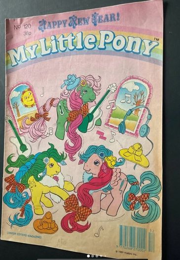 1989 Hasbro  My Little Pony magazine/comic No 120 New Year's Edition