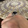 jewellery  heavy silver ladies ring Image 3