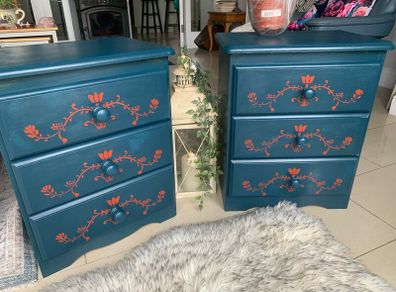 Pair of  large bedside lockers