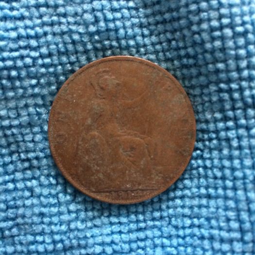 British 1 penny 1914