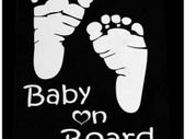 Baby- car stickers