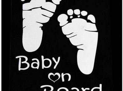 Baby- car stickers