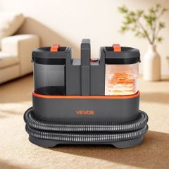 Carpet Cleaner Machine, 1.5 L Clean Water Tank & 0.8 L Dirty Water Tank, Portable Upholstery Shampooer, 11.5Kpa Handheld Furniture Extractor, Spot and Stain Deep Cleaner for Rug, Couch, Car