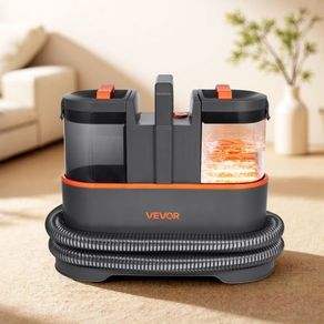Carpet Cleaner Machine, 1.5 L Clean Water Tank & 0.8 L Dirty Water Tank, Portable Upholstery Shampooer, 11.5Kpa Handheld Furniture Extractor, Spot and Stain Deep Cleaner for Rug, Couch, Car
