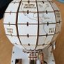 Quirky, fun, wooden wood world globe, functional movement Image 7