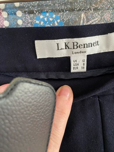 LK Bennett ladies navy trousers