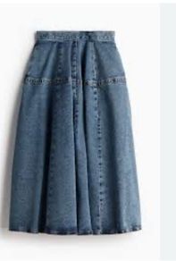 H&M circular denim skirt