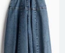 H&M circular denim skirt