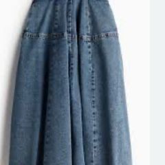 H&M circular denim skirt