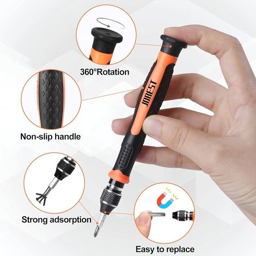 NEW SALE | 33Pcs Precision Screwdriver Set, Tool Kit with Security Torx T5 T6 T8 T9, Triwing Y00, Star P5, etc, Repair for Laptop, Switch, PS4, Xbox, MacBook, iPhone, Ring Doorbell, Watch, Glasses