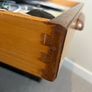 Mid-Century Hardwood Executive Desk Image 6