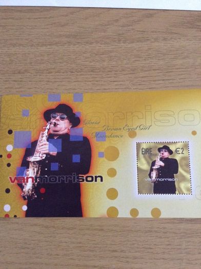 Van Morrison First Day cover, UM sheetlet
