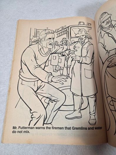 Gremlins 2 colouring book
