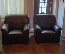 Leather Single Seater Couches