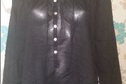 Oversize black H&amp;M light top size UK18/20 EUR46/48 Postage included