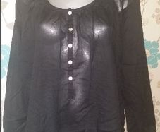 Oversize black H&M light top size UK18/20 EUR46/48 Postage included