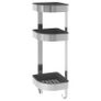 IKEA BROGRUND Corner Wall Shelf Unit 3-Tier Stainless Steel Shower Caddy - New in Box Image 6