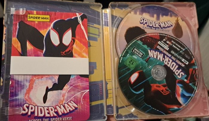 Across The Spider-Verse 4K steelbook + character art cards