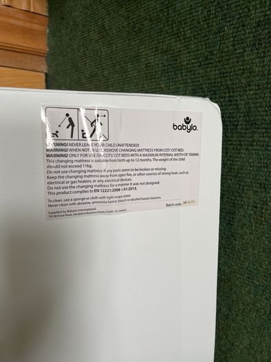 Changing Table top