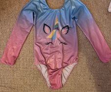 Unicorn long-sleeved leotard age 8