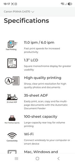 canon inkjet printer
