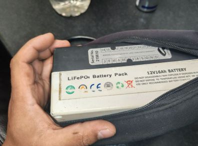battery  kaddy cell golf cart battery working