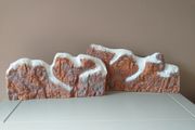 Christmas Village Mountain Backdrop &amp; Village Mountain Centrepiece