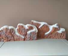 Christmas Village Mountain Backdrop & Village Mountain Centrepiece
