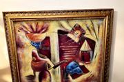 Large oil painting on canvas
