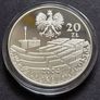 Poland Silver 20 Zloty 2004 15th Anniversary of the polish Senate Amber Inset Image 5