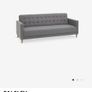 Sofa bed FALSLEV grey fabric Image 4