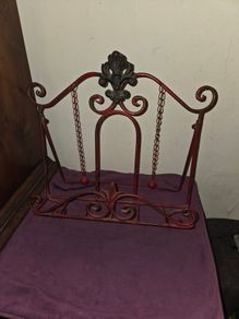 Antique Metal Cook Book Stand