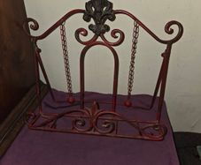 Antique Metal Cook Book Stand
