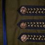 Zara Khaki Olive Green Military Hussar Style Jacket Size XS Image 5