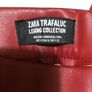 Ladies zara leather trousers size S Image 3