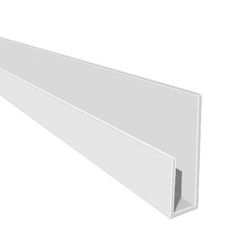 PVC U Trim White