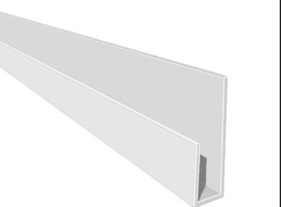 PVC U Trim White