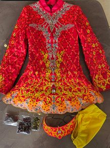 Irish dancing costume