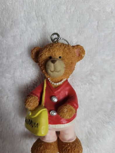 Ornament Teddy No. 1 Mum Number 1 Mum Mother Mom Mam