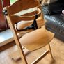 Kinderkraft ENOCK 3-in-1 Wooden Highchair Natural Image 2