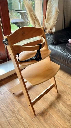 Kinderkraft ENOCK 3-in-1 Wooden Highchair Natural