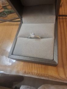 engagement ring 9ct white gold!