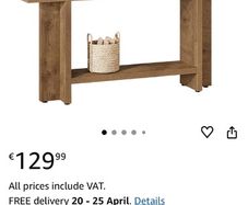 Hall Table Console Table 150cm