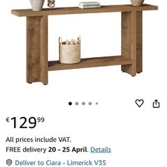 Hall Table Console Table 150cm