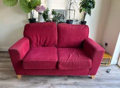 2 Seater Red Couch