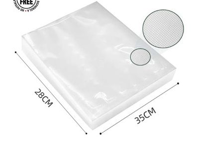 BPA Free Vacuum Sealing Bags Vacuum Storage Bags Kitchen Dry Wet Food Fruit Vaccum Sealer Packer Fresh-Keeping Bags 28x35-40pcs