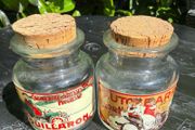 Pair of French Automobile Glass Jars